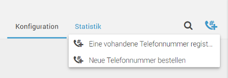 Nova opção ao adicionar um novo número de telefone.