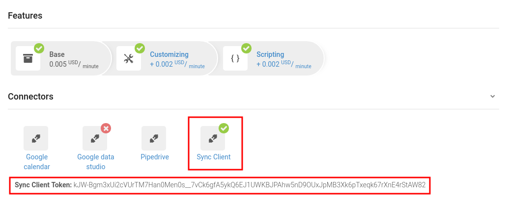 How to get dbsync2 token