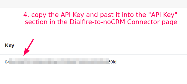 noCRM-API-Schlüssel